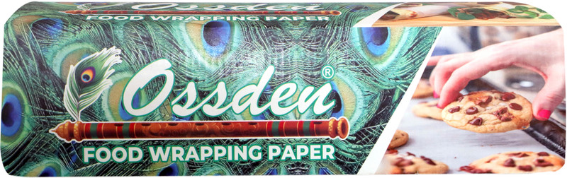 OSSDEN 25 Mtr Butter Paper for Roti, Cake, Burger | Food Wrapping Paper | Baking Paper Foil Holder