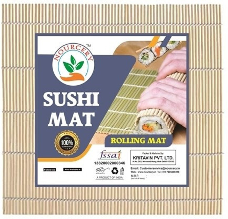 Nourcery Bamboo Fondant Rolling Sheet(1.2 cm x 10 cm Pack of 1)