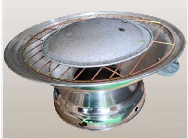ma narmada new bati pizza setup Food Steamer(Silver)