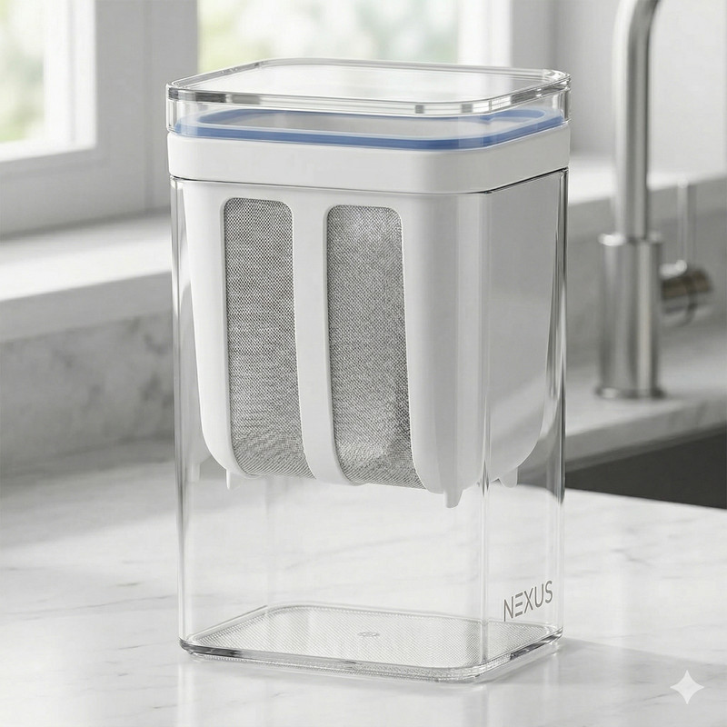 QOLAXA Yogurt Strainer-1000ML Yogurt Maker(CLEAR, White)