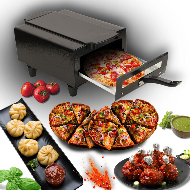 SLICETER Micro Combo Electric Tandoor Electric Tandoor(Black)