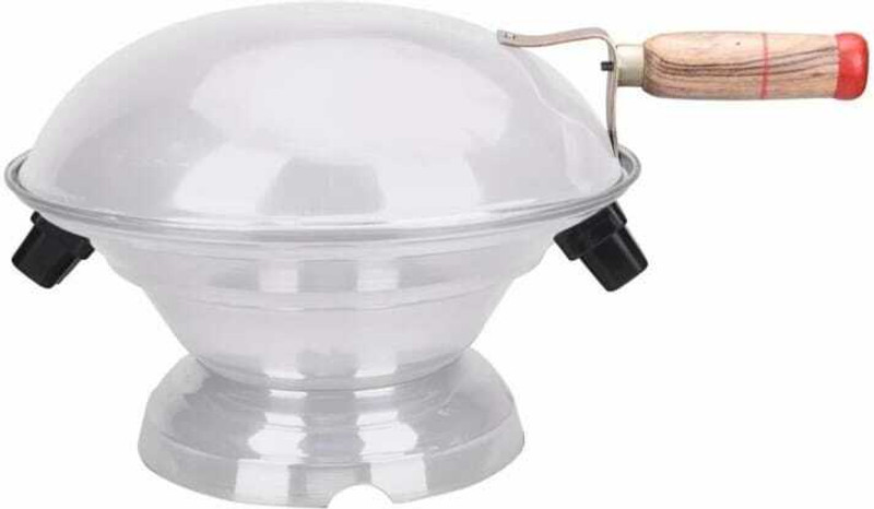 ma narmada m n e silver pizza maker dal bati oven Pizza Maker(Silver)