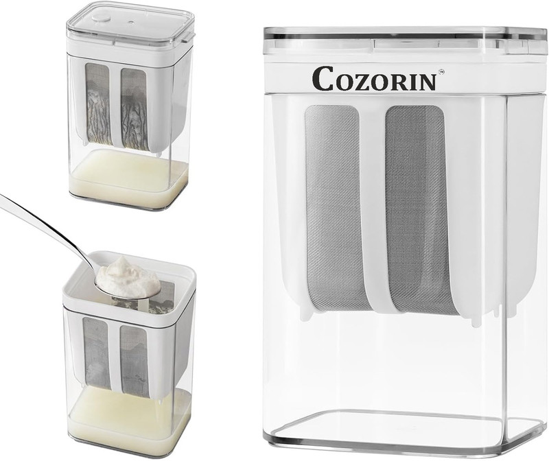 COZORIN Premium Addition Yogurt Filter Strainer Yogurt Maker(White)