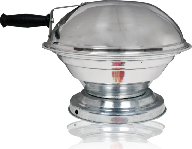 ma narmada bati oven pizzza maker best materiyal Food Steamer(Silver)