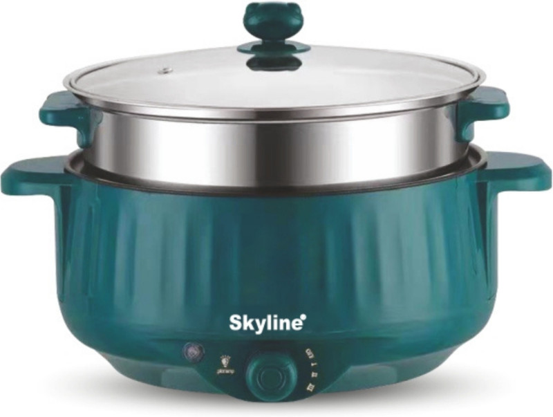 SKYLINE Momos & Multimaker Food Steamer(Green)