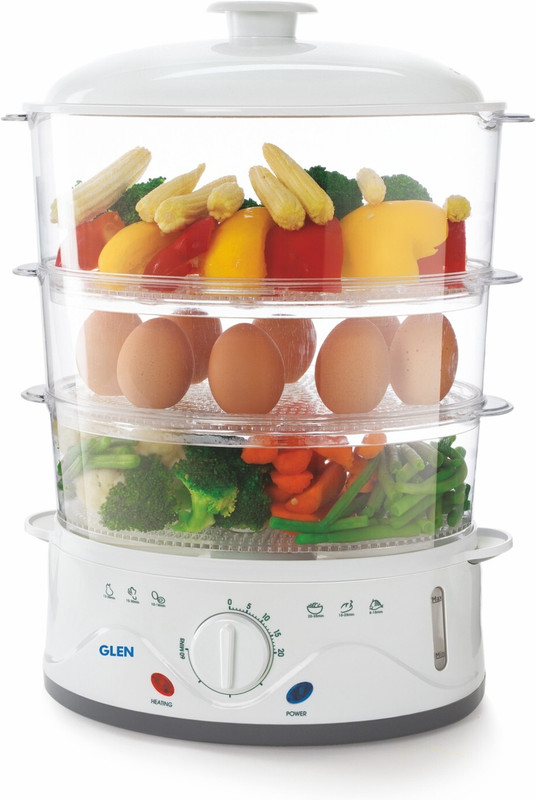 Glen SA-3052 Food Steamer(White)