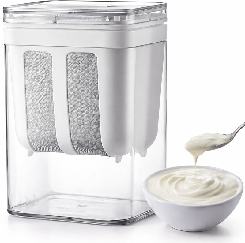 BELBIE Yogurt & Hung Curd Maker 1200ml Yogurt Maker(White)