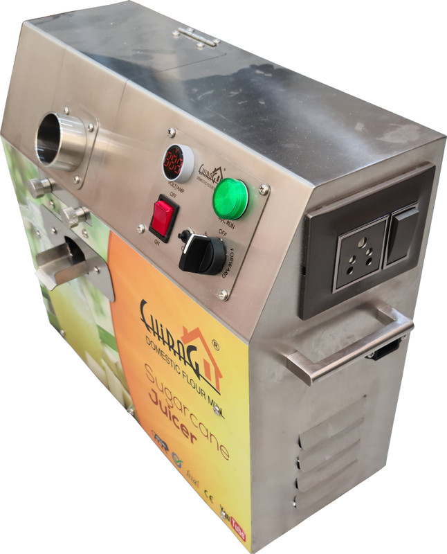chirag SUGARCANE JUICER MACHINES 400 W Food Processor(Silver)