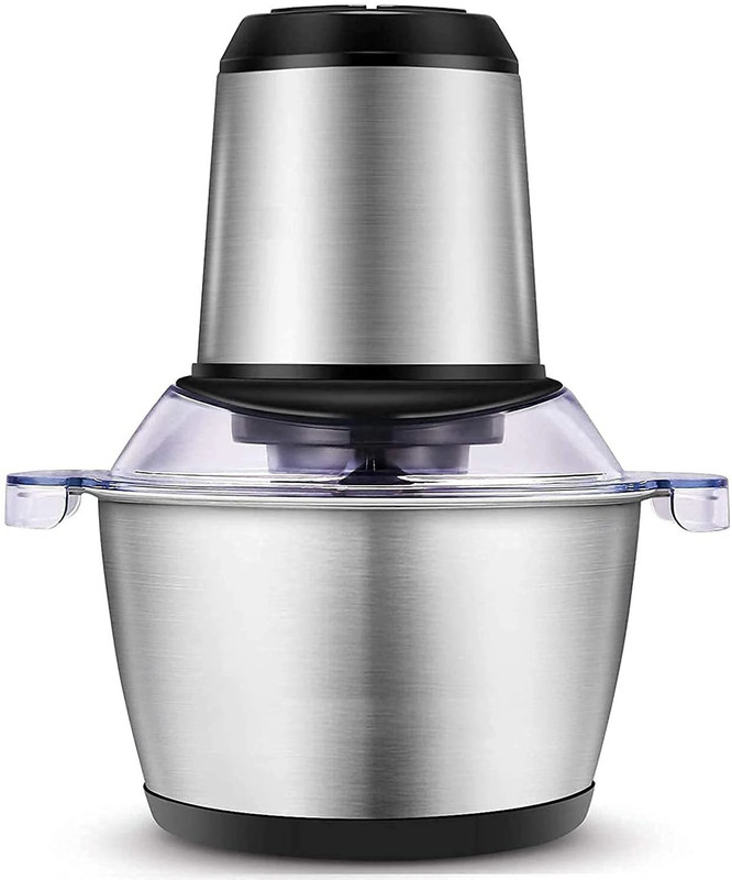 PUHBRHY Steel Electric Meat Grinders for Kitchen Food Chopper, Meat, Vegetables, 700 W Food Processor(Silver)