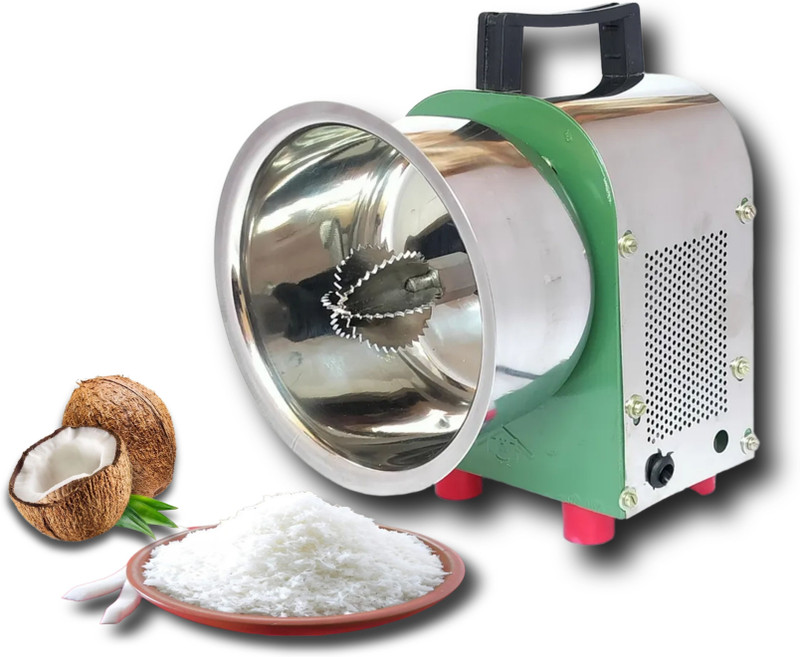 BRINDS Coconut Scraper - Full Stainless Steel Body - Electric (Full Steel -Small, 1.5L) 220 W Food Processor(Silver)