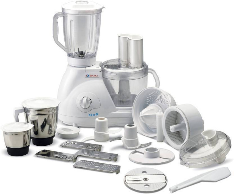 BAJAJ FX 11 600 W Food Processor(White)