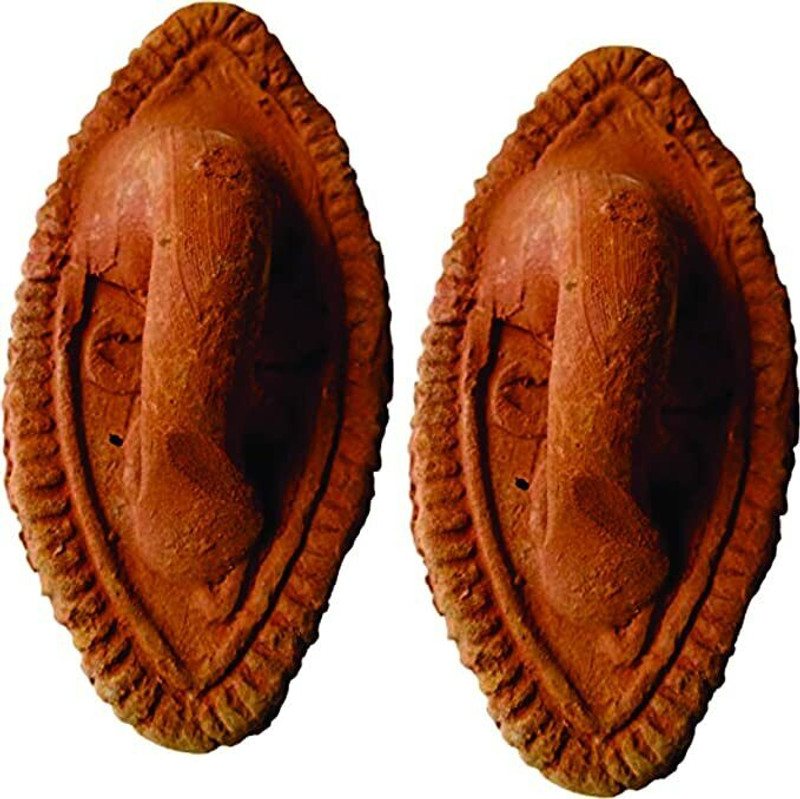 Hk Group MITTI KA FOOT SCRUB [ 2 PCS ] BROWN(Brown)