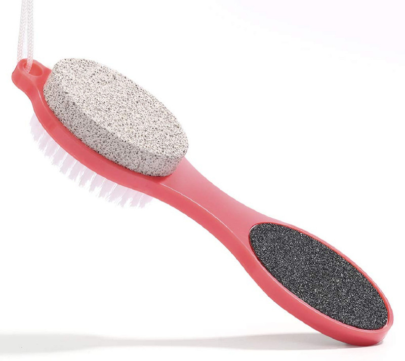 harus mall Foot Cleaner Brush for Dead Skin, Pedicure, Foot Scraper Callus Remover Pack of1(Multicolor)
