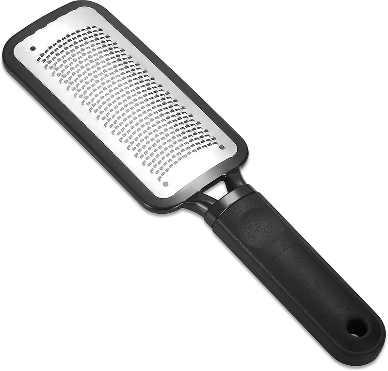 Multibrite Foot Scrubber for Dead Skin, Professional Callus Remover, Pedicure Foot tools(Black)