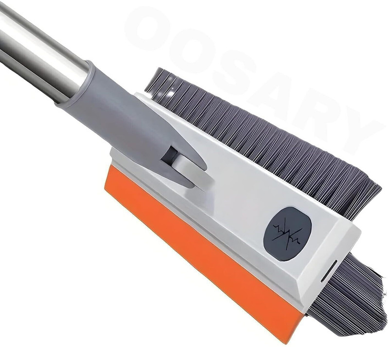 DPVTRADERS Tiles Brush with Wiper 3 in 1 Cleaning Brush Floor Scrub Bathroom Brush(Multicolor)