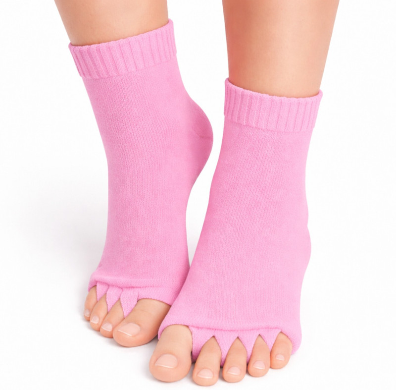 USOXO Heel Repair Socks with None, Pack of 2(Free Size, DARK GREY AND BABY PINK)