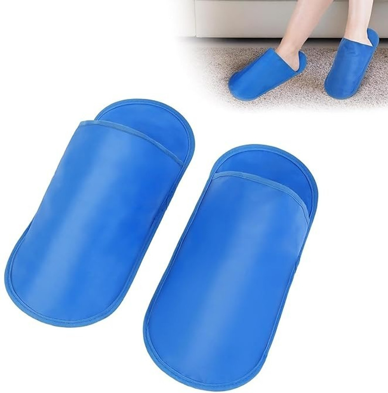 TU4 Enterprise Hydrating Socks with None, Pack of 1(Free Size, Blue)