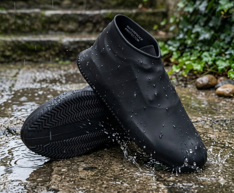 Nada Silicone Shoe Covers for Men & Women | Anti-Slip Reusable Rain Shoe Protector