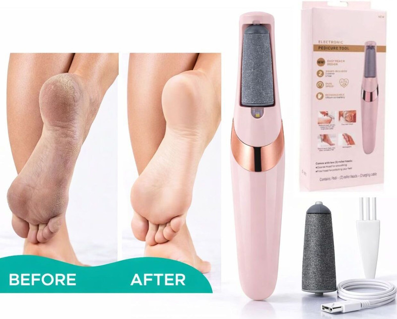 BIY ENTERPRISE Rechargeable Callus remover machine, Pedicure machine electric for Feet Care