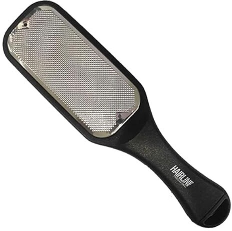 Hair line Foot Scrubber Rasp Scraper File with Hang Hole Handle Pedicure and Feet Care