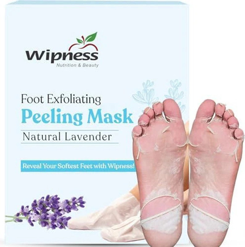WIPNESS Foot Peeling Mask Baby for Soft Feet, Removes Dead Skin & Calluses (Pair 1)