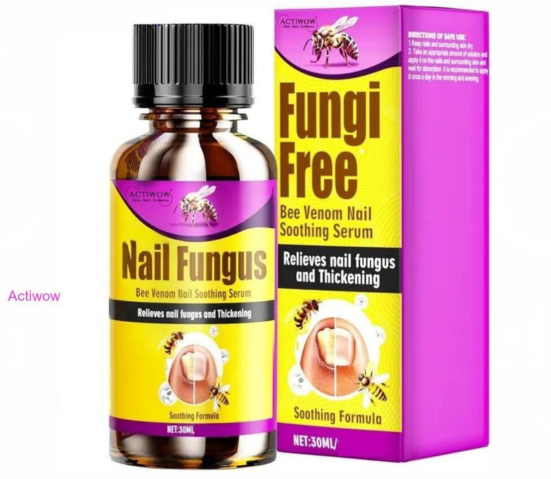 ACTIWOW Fungi-Free Rejuvenating Nail Drops with Ayurvedic Oils