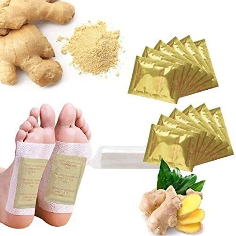Zordik Adhesive Foot Patch To Detox Body with natural Ingredients- 30 Pieces Boys (32 - 35 cm) Batting Pad(White, Full Body)
