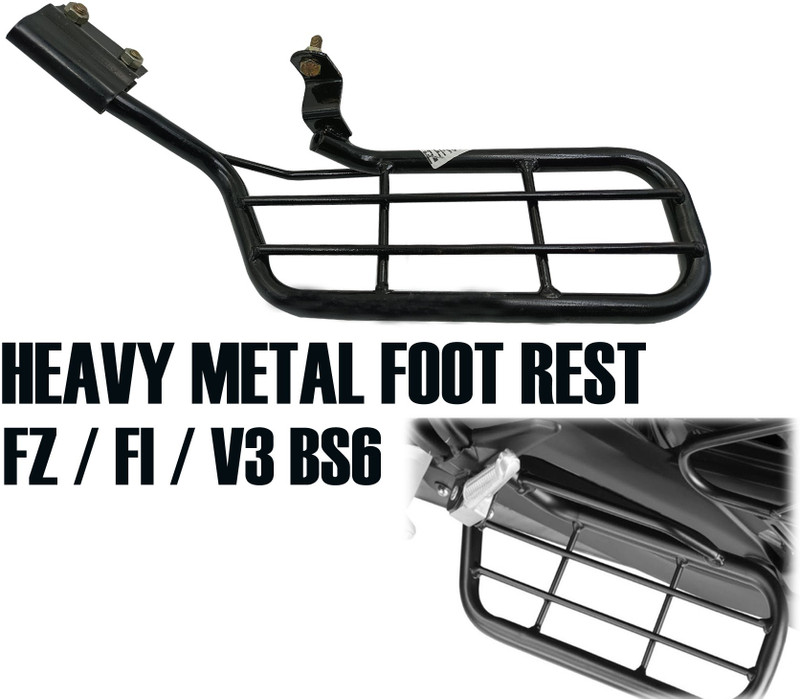 Znee Smart HEAVY METAL LADY FOOTRESR FOR FZ|FI|V3|BS6 Foot Rest(Black)