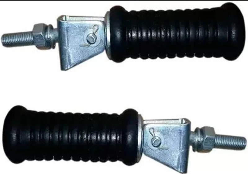Shiv Ambba Rear Footrest for RE Bulet Classic/Electra/Standard 350/500CC (2pcs) Foot Rest(Black)