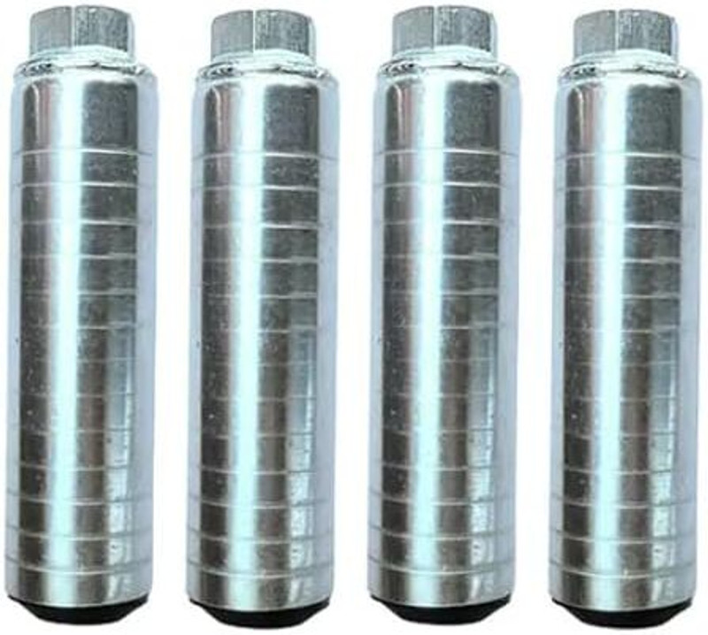Gymisa Aluminum Rear Foot Pegs/Foot Rest Set for Cycle Foot Rest(Silver)
