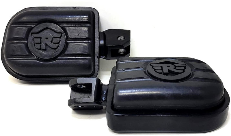 RawatZ Foot Rest Footpegs Left & Right Compatible for Meteor 350 & Classic Reborn Foot Rest(Black)