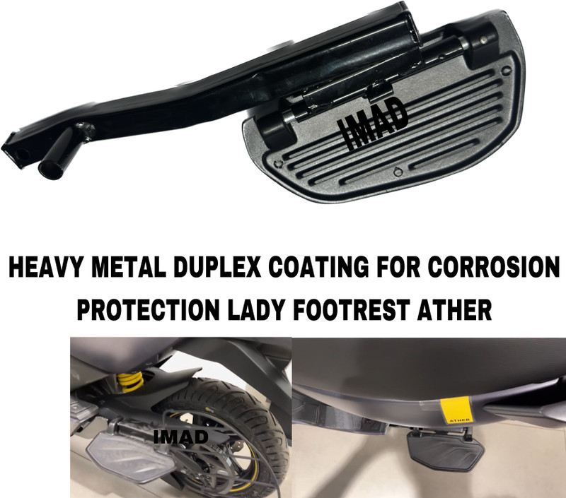 Aklin Boky HEAVY METAL LADY FOOTREST ATHER EV Foot Rest(Black)