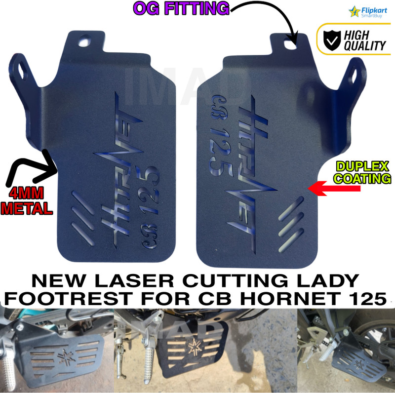 imad HORNET CB125 LADY FOTREST Foot Rest(Black)