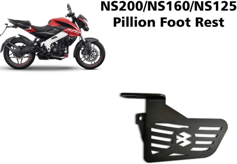 Ap auto MOXZILLA PULSAR NS125/NS160/NS200 Ladies Foot Rest Heavy Foot Rest Foot Rest(Steel)