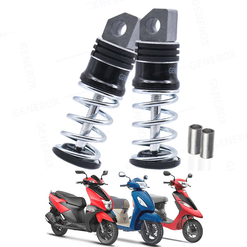 Generox Imported Foot Rest BLACK for TVS SCT All Bike and Scooty Foot Rest(Black)