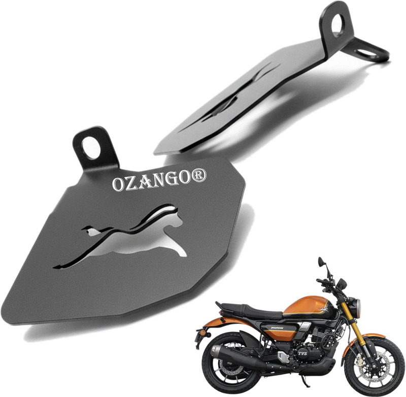 OZANGO Customized Bike Footrest Heavy Duty Metal Anti-Slip for RONIN 2025 ONWARDS Foot Rest(Black)