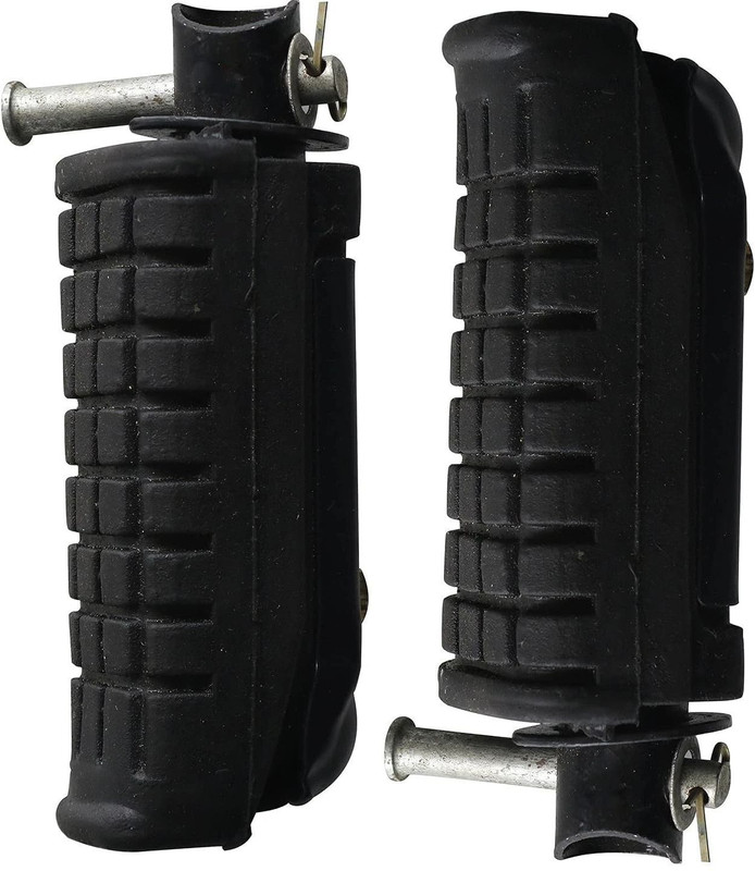 Vtrust Footrest Assembly Compatible For Honda Unicorn, Hero Hunk Right Hand, Left Hand Foot Rest(Black)