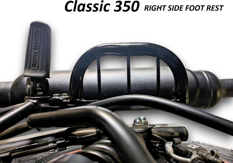 AUTOLEOPARD CLASSIC 350 RIGHT SIDE FOOT REST Foot Rest(Black)