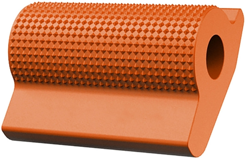 AVX AUTO Motorcycle Gear Shift Protective Cover For Shoe Protection Foot Rest(Orange)