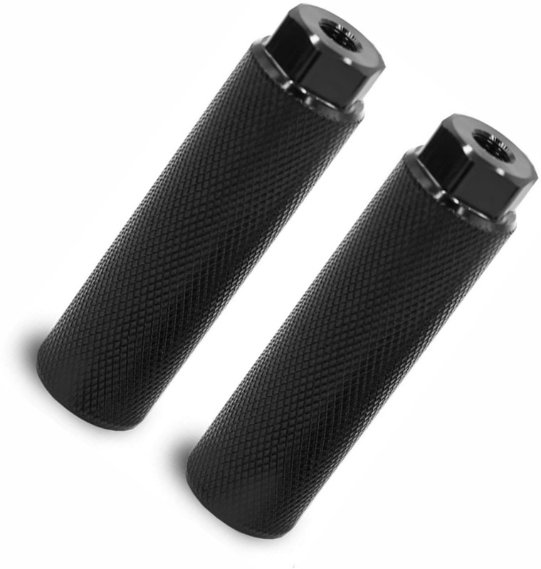 DSTECHBAR Cycle Foot Rest 1 Pair Aluminum Alloy Anti-Skid Bicycle Silver Leg Pegs Foot Rest(Silver)