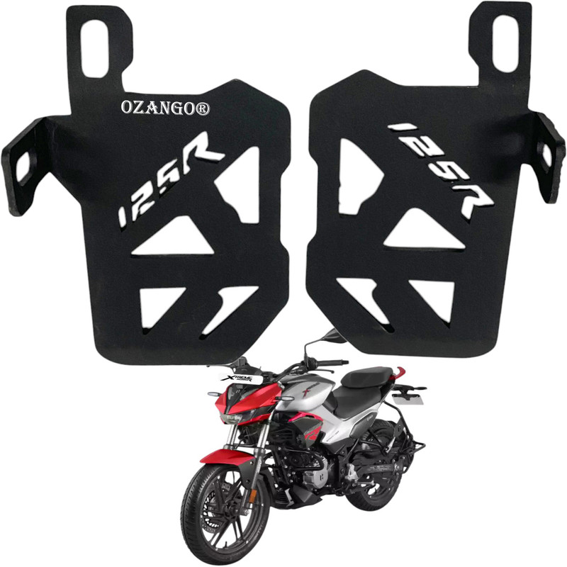OZANGO Premium Rear Footrest Laser Cutting Metal Passenger Step for Xtreme 125R Foot Rest(Black)