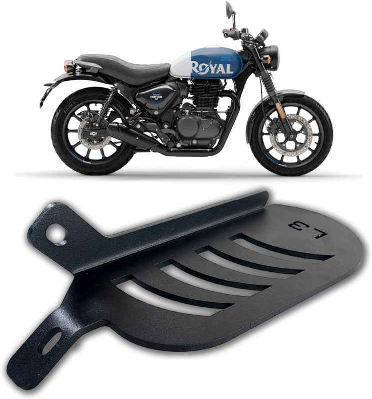 L3 MODZ RE Hunter 350 Ladies Pillion Footrest For Left Side Foot Rest(Black)