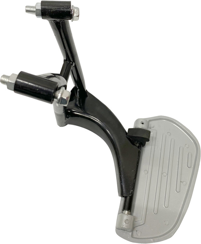 Dhe Best Scooty Rear Ladies Footrest Silver&Black For Activa 5G Foot Rest(Grey)