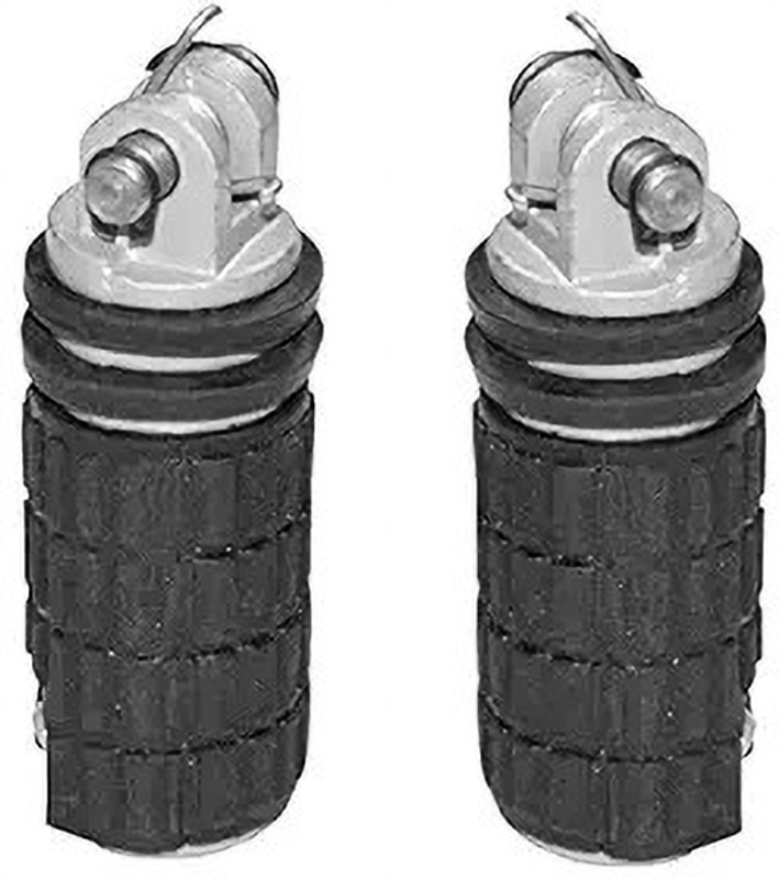 Autobrand Pillion Wide Footrest For RE Thunderbird 350 cc Foot Rest(Black)