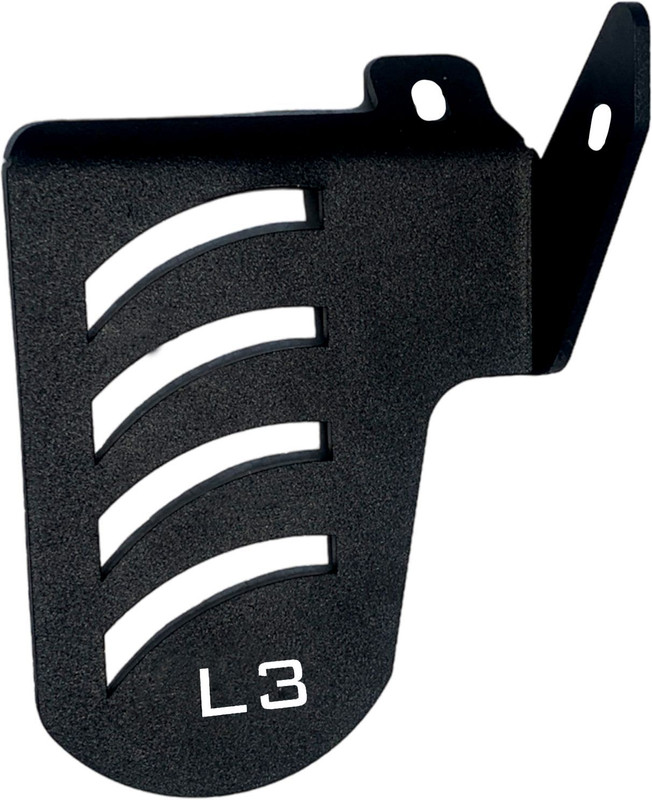 L3 MODZ Bajaj Pulsar NS400Z Pillion Footrest | Heavy Duty Foot Peg for Left Side Only Foot Rest(Black)