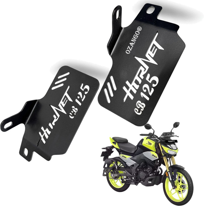 OZANGO FOOTREST LASER CUTTING Premium Bike Footrest for Honda CB 125 Hornet Foot Rest(Black)