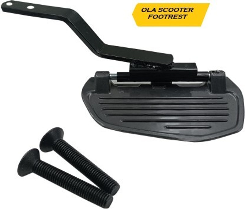 AutoGnix Scooter OLA S1/S1 PRO Accessories Pillion Rider Ladies Leg Rest Stand Foot Rest(Black)