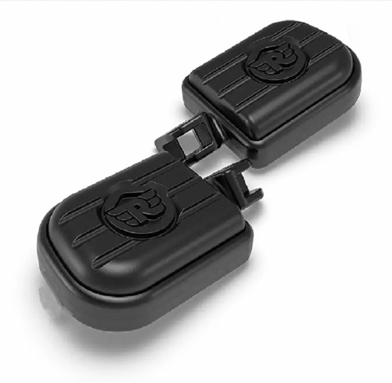 KORAGG ALUMINIUM PREMIUM FOOT REST FOOTPEGS LEFT & RIGHT FOR METEOR & CLASSIC REBORN Foot Rest(Black)