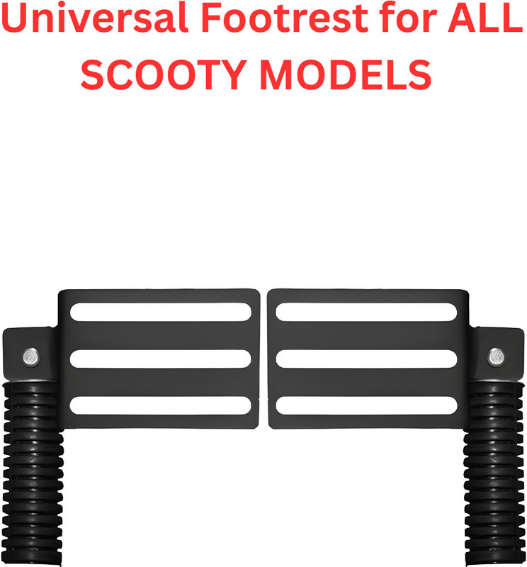 Amyra Enterprises AE-F-Universal Adjustable Footrest For Scooty Foot Rest(Black)
