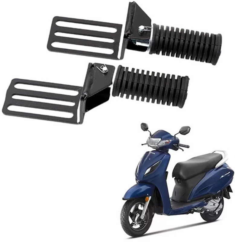 MUTTFY Universal Scooter Footrest Rear Passenger Foot Rest for All Scooters Black Foot Rest(Black)